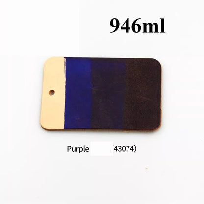 946ml Leather Alcohol Dye Handcrafted DIY Leather Clothing Handicrafts Fabric Coloring Dyeing Auxiliary Raw Surface Dyeing Agent