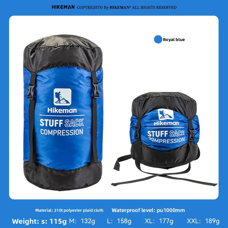 Outdoor Sleeping Bag Compression Bag - Camping Travel Storage Organizer for Clothes & Gear, Large Capacity Portable Packing Bag