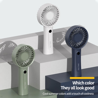 New Portable Handheld Fan, Fan 6 Speed Wind LED Display Personal Mini Travel Fan  Hand Held Fan USB Foldable Electric Fan