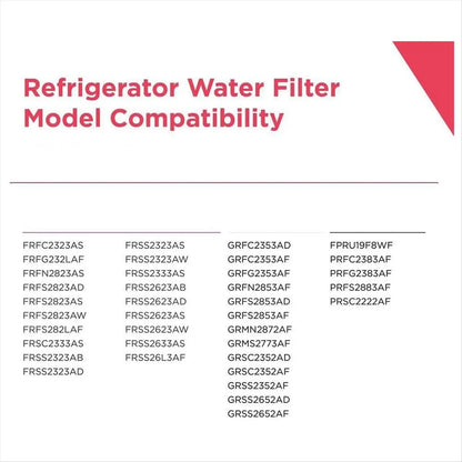 For Frigidaire FPPWFU01 PurePour PWF-1 Water Filter PWF-1 Refrigerator Filter