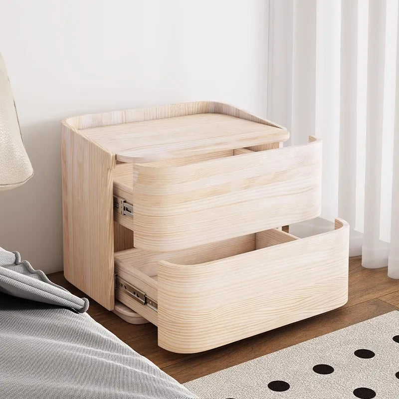 Simple Night Table Modern Minimalist Decor Bedside Table Storage Luxury Mesitas De Noche Para El Dormitorio Furniture Bedroom