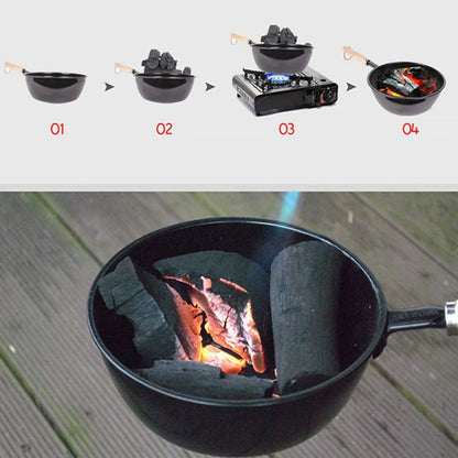 Outdoor Stove Lighting Charcoal Pot Charcoal Fire stove durable long handle Charcoal Burner Fire stove For Outdoor Barbecue