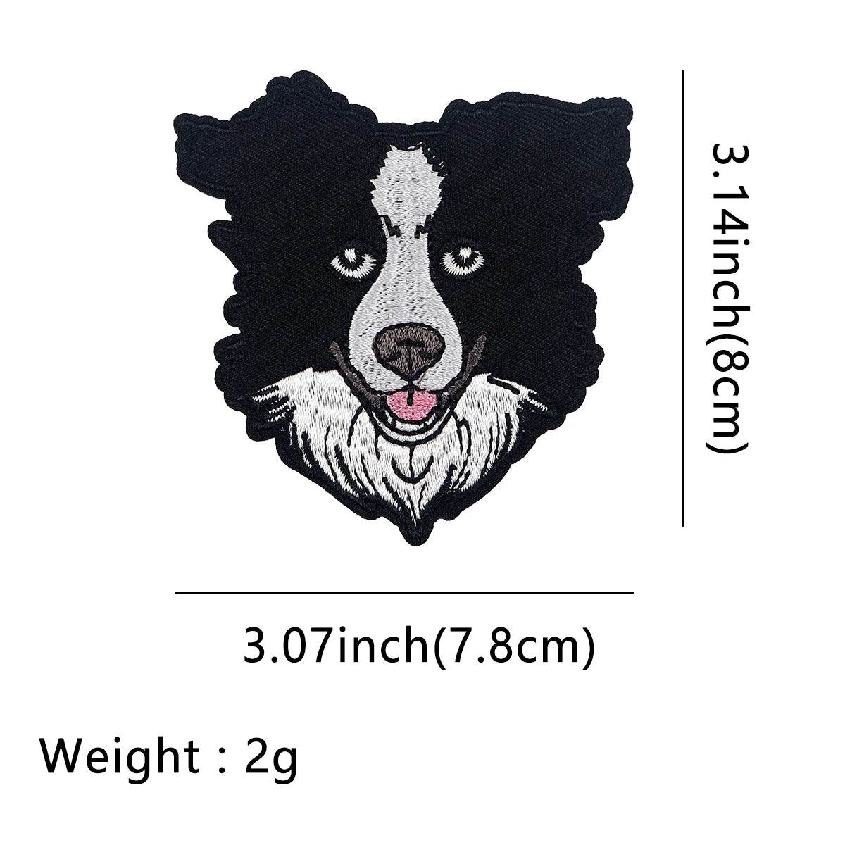 Cute Pet Dogs Patches On Clothes Animals Embroidered Patches Cartoon Cat Badges Iron On Patch DIY Clothing Accessories