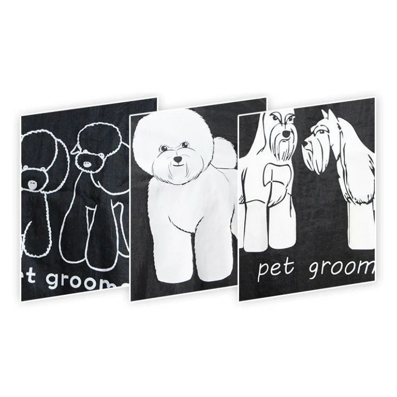 Pet Grooming Clothing Waterproof Work Clothes For Pet Stores Short Sleeve Tops Anti Hair And Anti-static Pet Groomer Smock Y0519