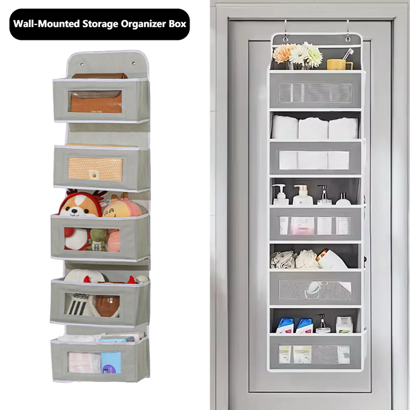 Over-The-Door Hanging Organizer - Extra Large Multi-Layer Storage Bag for Toys Dorm Room Essentials & Closet Organization System