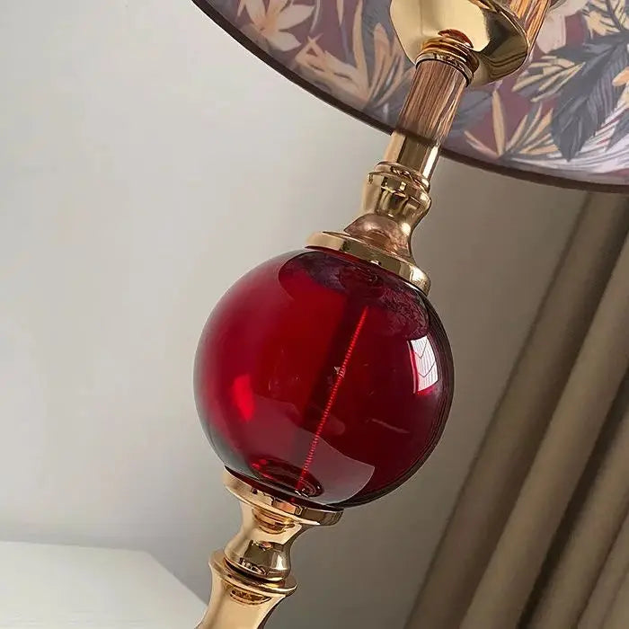 Bedroom desk lamp, warm and romantic, light luxury, retro American wrought iron, simple modern bedside lamp