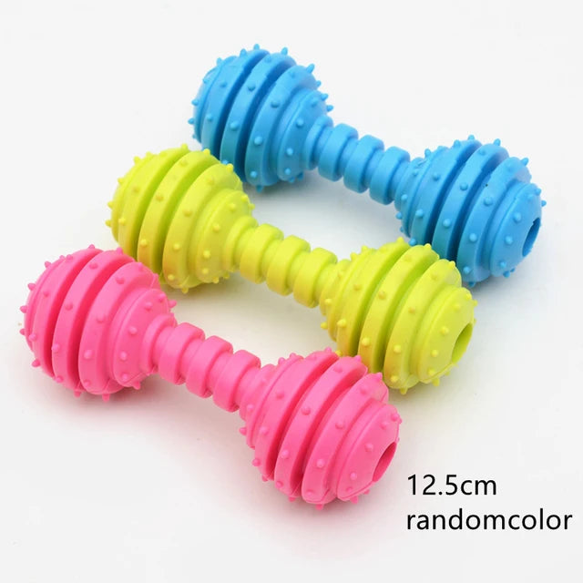 Pet Toys For Small Dogs Rubber Pacifier Ring Shape Bite Resistant Dog Toy Puppy Teeth Cleaning Chew Training Toys Pet Supplies