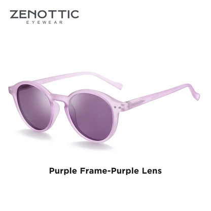 ZENOTTIC Retro Polarized Sunglasses 2026 2025 Men Women Vintage Small Round Frame Sun Glasses Polarized Lens UV400 Goggles Shade