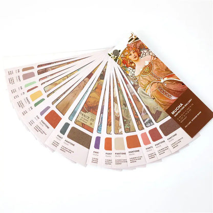 Color Test Card Chromatogram Test Color Identification Card Clothing Color Identification Chart