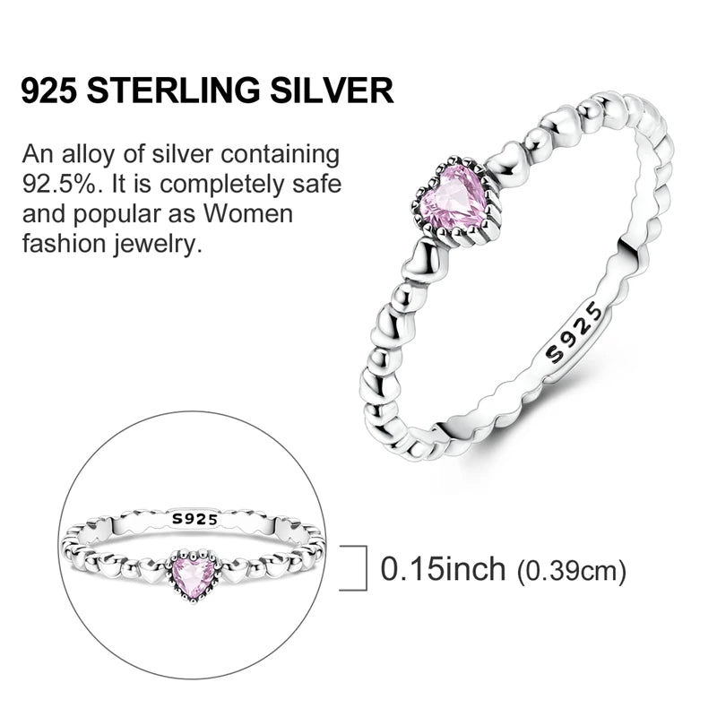 Hot Sale 925 Sterling Silver Ring Eye Plam Frefly Stars Heart Rings For Wedding Women Girls Jewelry Anniversary