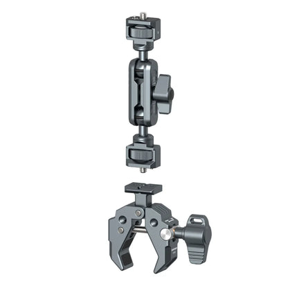 2024 Metal Multi-functional Crab Super Clamp with NATO Base Powerful Magic Arm Clamp for Camera Phone Monitor Umbrella LED Light