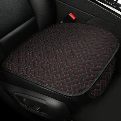 Car Seat Cushion, All Season Universal Linen, Driver's Seat Cover, Small Waist, Single Piece Three Piece Set, Half Pack