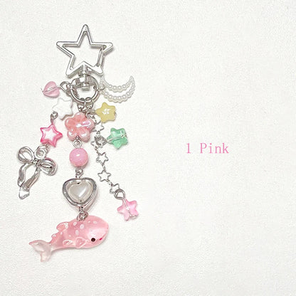 Shark keychain fairy core bag charm 1pcs