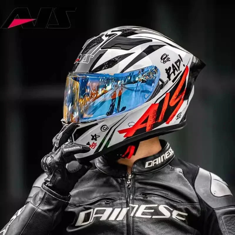Motorcycle Helmet Full Face Double Lens Racing Off-road Helmet Cascos Para Motos Capacetes De Moto DOT Certification Casco Moto