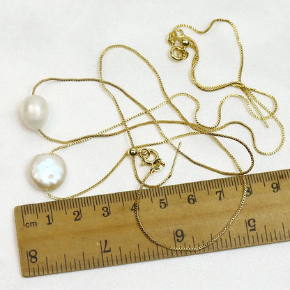 10 Pcs Box Chain Necklace Natural Pearls pendant necklace  long necklace Elegant jewelry Women necklace 90088