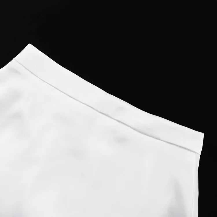 Women's Fashion Split Long Half Skirt 2024 Early Spring New High Waist Drop Feeling Slimming Fish Tail Half Skirt