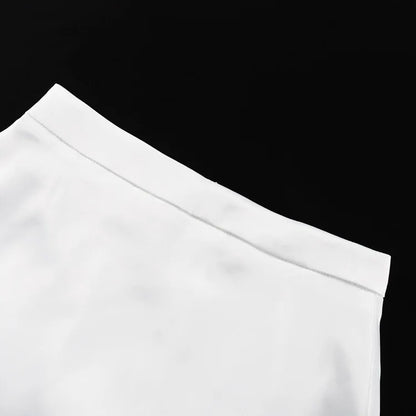 Women's Fashion Split Long Half Skirt 2024 Early Spring New High Waist Drop Feeling Slimming Fish Tail Half Skirt
