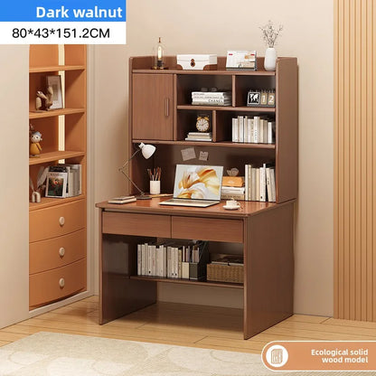 Desk Home Modern Simple Bookshelf Integrated Student Bedroom Learning To Write With Drawing Desk Office Computer Desk