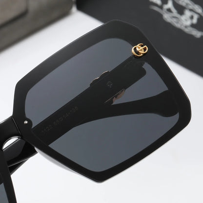 2025 New Sunglasses Women Large Frame Sun Glasses UV Protection Female Eyeglasses Ladies Gafas De Sol Mujer  Gafas De Sol Mujer