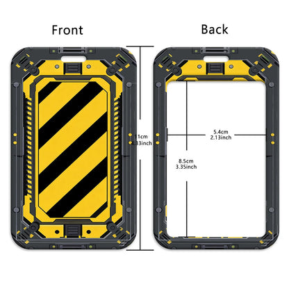 Classic Warning Strip Credential Holder Neck Strap Lanyard for Key Keychain USB Badge Holder Keyring Accessories Friends Gifts
