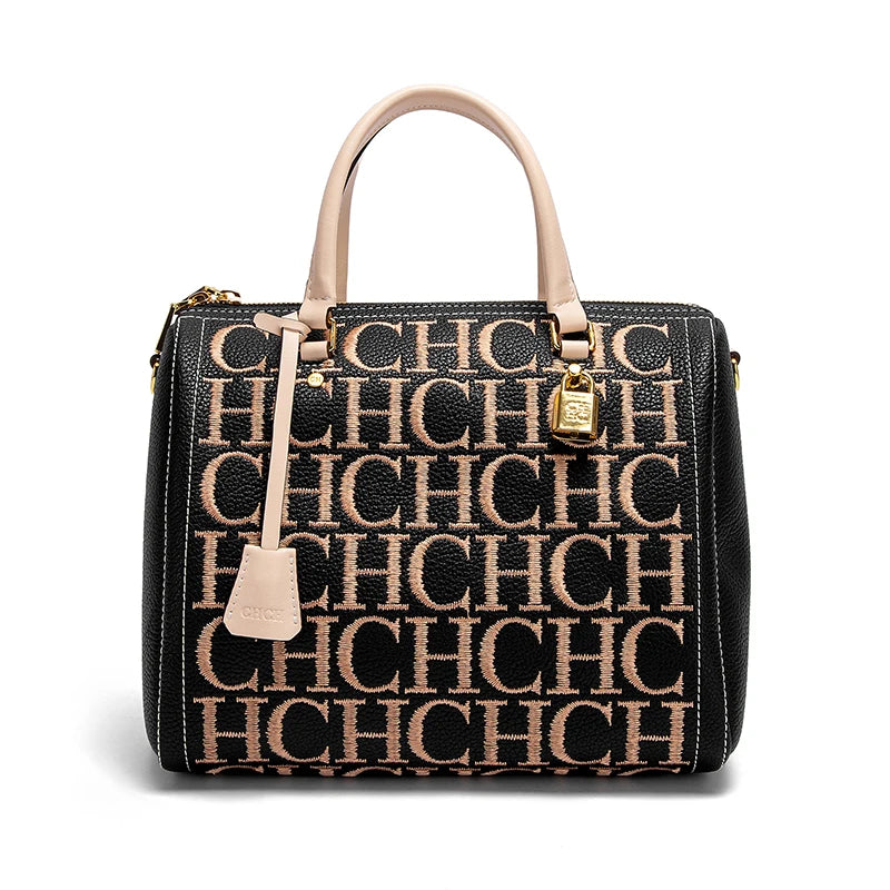 New Women's Trendy Tote Bag, High-Quality Embossed Design, Large Capacity Small Square Handbag, Women's Shoulder Bag