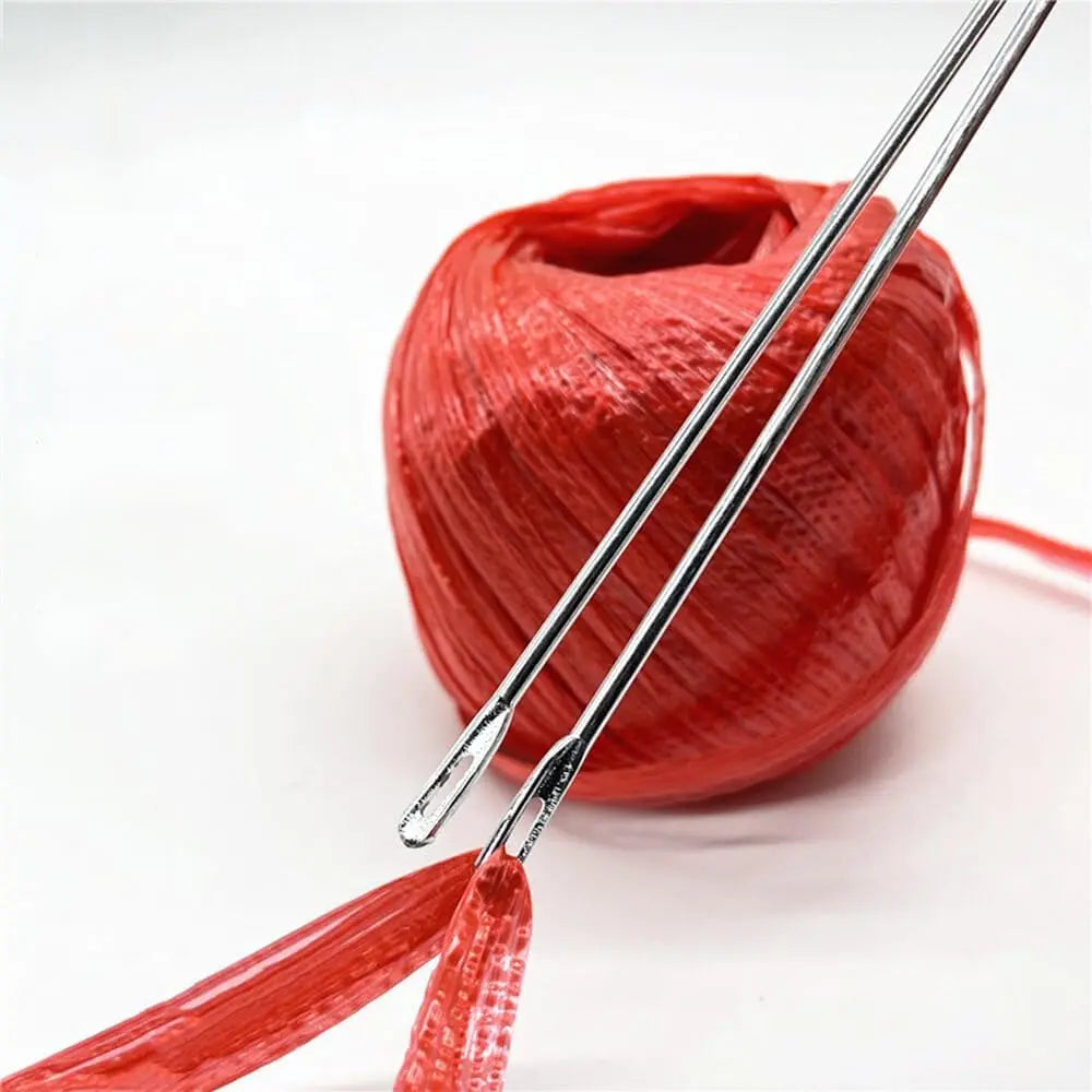 5pcs Upholstery Needles 10/15/20/25/30cm Big Eye Hand Sewing Needle Stitching Crafting Home Crafts Doll Making Leather Repairing