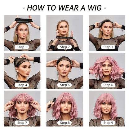 Gradient Gray Layered Women's Synthetic Wig