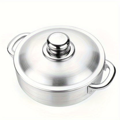 Premium Thickened Aluminum Cookware Set - Perfect for Outdoor Camping & Picnics, Includes Sanding Pot, Stockpot & Stretching Pot - Ideal Gift for Holidays