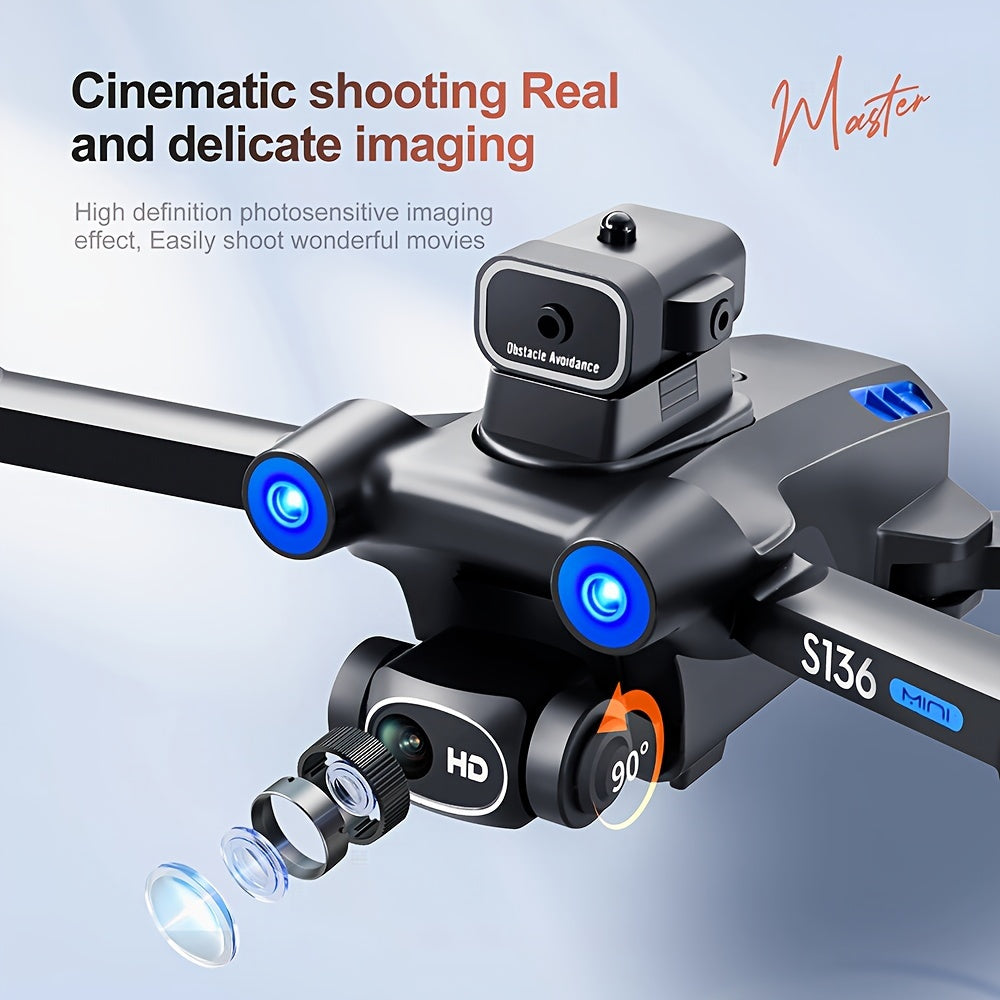 GPS Drone with 4K Camera for adults Beginner, Ult-Long Flight Time, Optical Flow, 5G Transmission Foldable FPV RC Quadcopter with Brushless Motors, No obstacle avoidance, GPS Auto Return Home, Intelligent Follow Me, Include 2