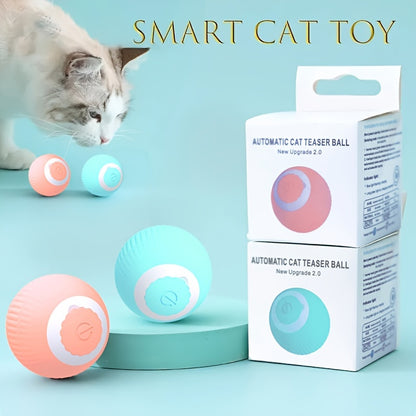 1pc Interactive Smart Pet Toys for Dogs and Cats - Automatic Rolling Ball Electric Cat Toy for Endless Fun and Exercise