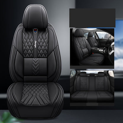 Luxurious And Stylish Five-seater Car Seat Covers Made Of Durable PU Leather, Suitable For All Seasons, Providing Full Cover For The Seats.
