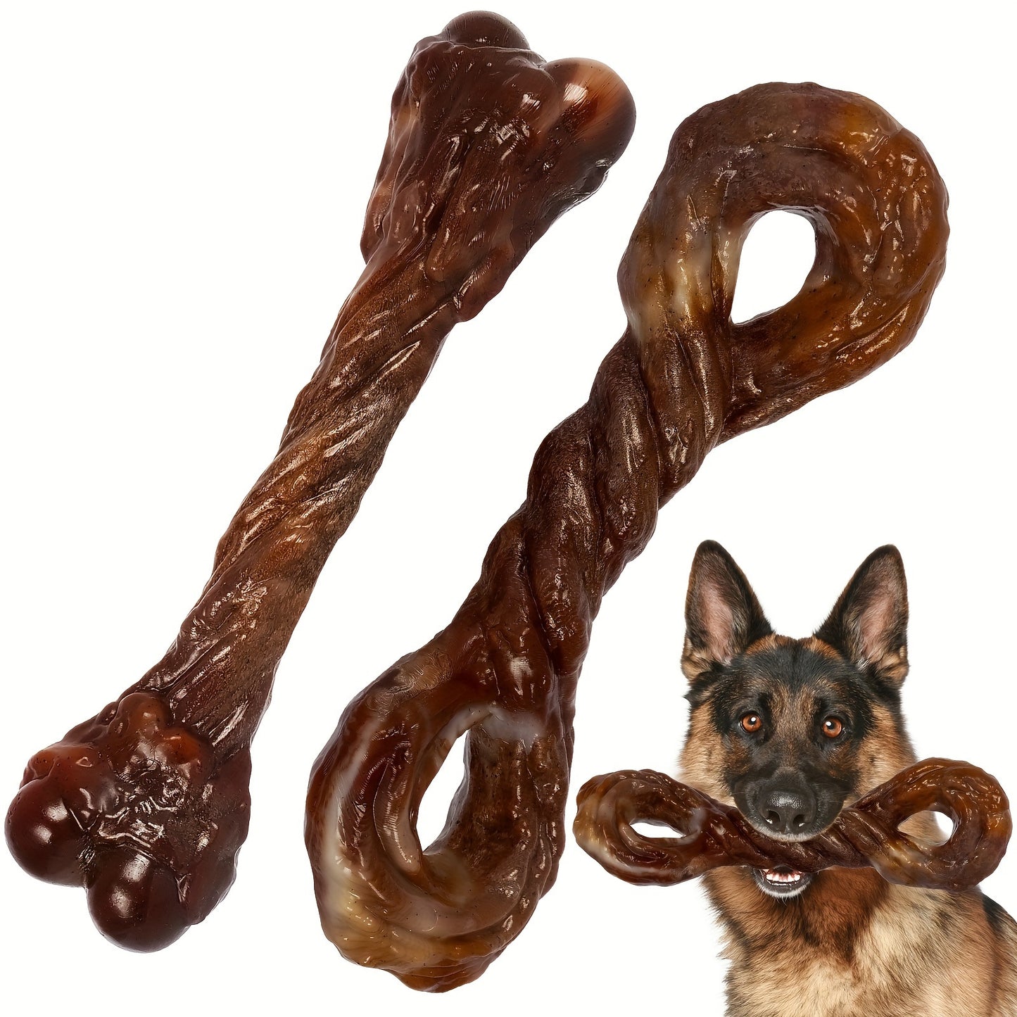 Pet Toys 2 Pack Durable and Sturdy Dog Toys, Aggressive Chewing Dog Chew Toys for Large Dogs Who Love to Chew, Indestruc