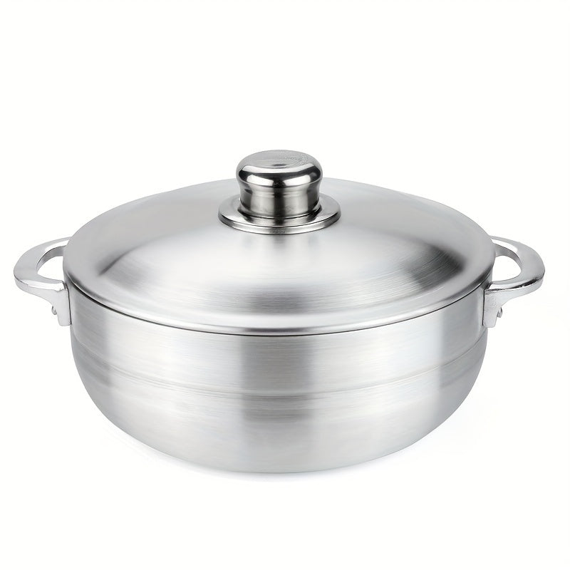 Premium Thickened Aluminum Cookware Set - Perfect for Outdoor Camping & Picnics, Includes Sanding Pot, Stockpot & Stretching Pot - Ideal Gift for Holidays