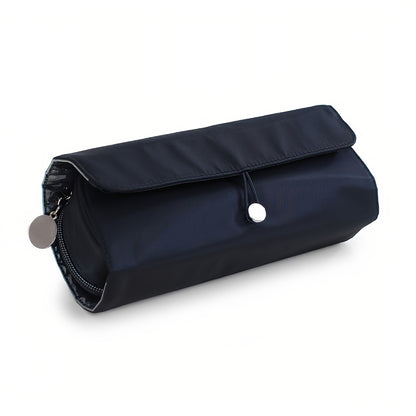 Large Capacity Makeup Brush Organizer Bag - Multi-Functional Korean Style Portable Cosmetic Pouch for Students
