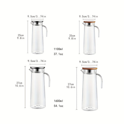 1pc AMOICHIC Large Capacity Beverage Cooler & Water Jug Suitable for Parties, Refrigerator Storage, Heavy-Duty Plastic for Lemonade, Soda, Iced Tea, Drink Dispenser for Picnic, BBQ, Use - Cooling Container