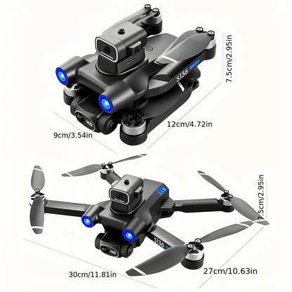 GPS Drone with 4K Camera for adults Beginner, Ult-Long Flight Time, Optical Flow, 5G Transmission Foldable FPV RC Quadcopter with Brushless Motors, No obstacle avoidance, GPS Auto Return Home, Intelligent Follow Me, Include 2