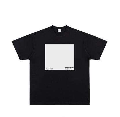 Printed Pure Cotton Loose Short-sleeved InS-style Car