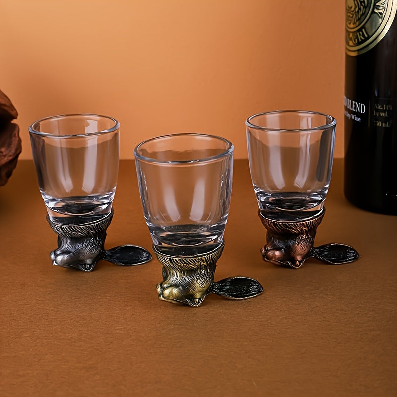 12pcs, Chinese Zodiac Shot Glasses and Baijiu Set - Elegant Drinkware and Unique Gift Idea