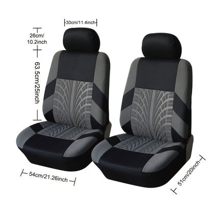 Front Pair Car Seat Covers, Breathable Polyester Split Automotive Front Seat Cushion Covers, Vehicle Seat Protectors Universal For Cars, Trucks Christmas Gift