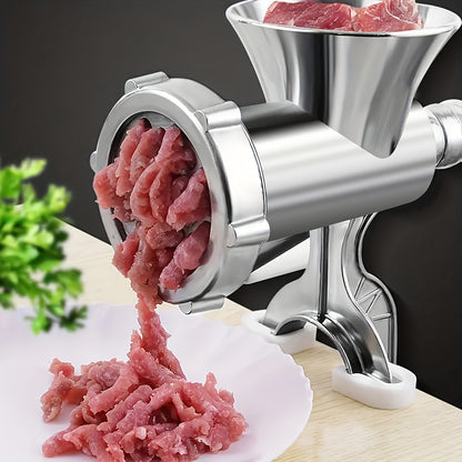 Durable Metal Meat Grinder & Vegetable Chopper - Manual Kitchen Tool Ideal for Business and Home Cooking, Revolutionize, Cooking Tools