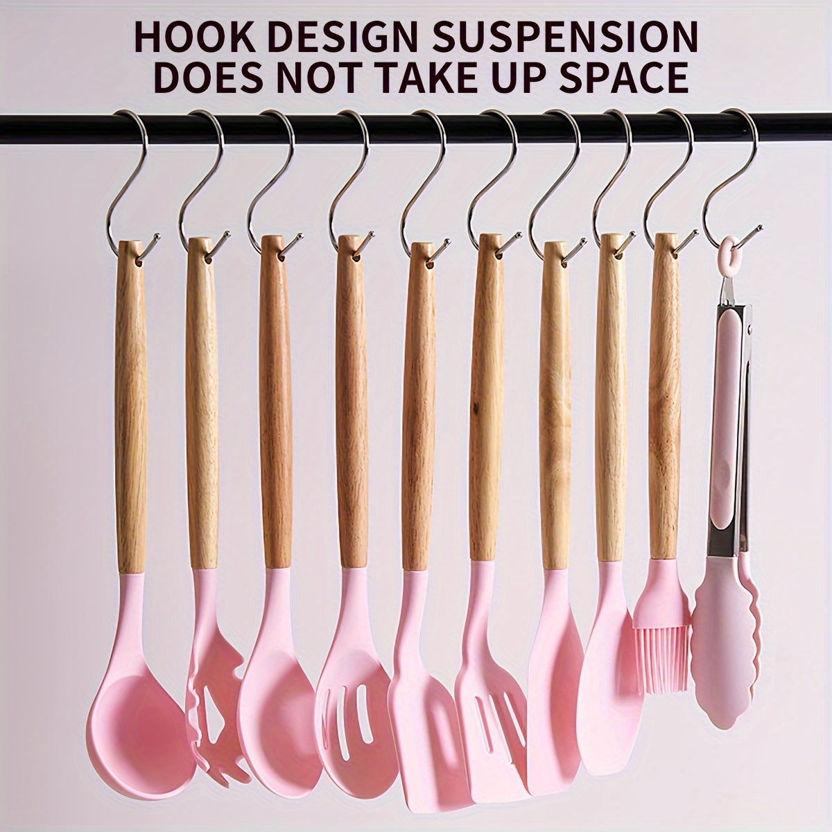 19-Piece Silicone Kitchen Utensil Set With Knife And Cutting Board, Storage Bucket, Set, Wooden Handles, Heat Resistant, Non-Stick Cooking Tools - Perfect Kitchen Gadgets For Easy Cooking And Cleaning, The Perfect Holiday Gif