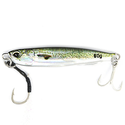Ultimate Metal Cast Jig Spoon - Highly Realistic 3D Printed Saltwater Fishing Lure with Enhanced Durability, 30G/40G/60G Weight Options, and Artificial Bait Tackle for Increased Catch Rate