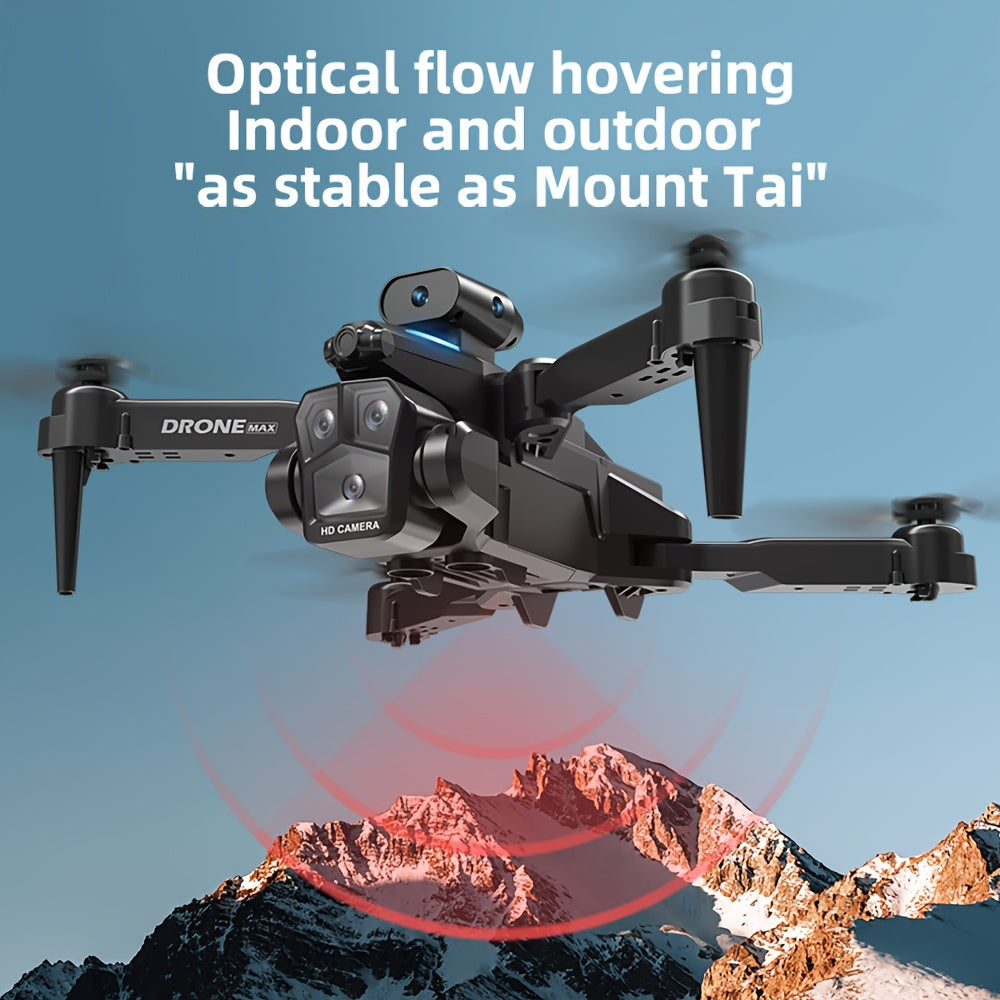 C10 Drone With Aerial Camera Three, 360° Infrared Obstacle Avoidance, Remote Control Boys And Girls Gifts, Outdoor Games