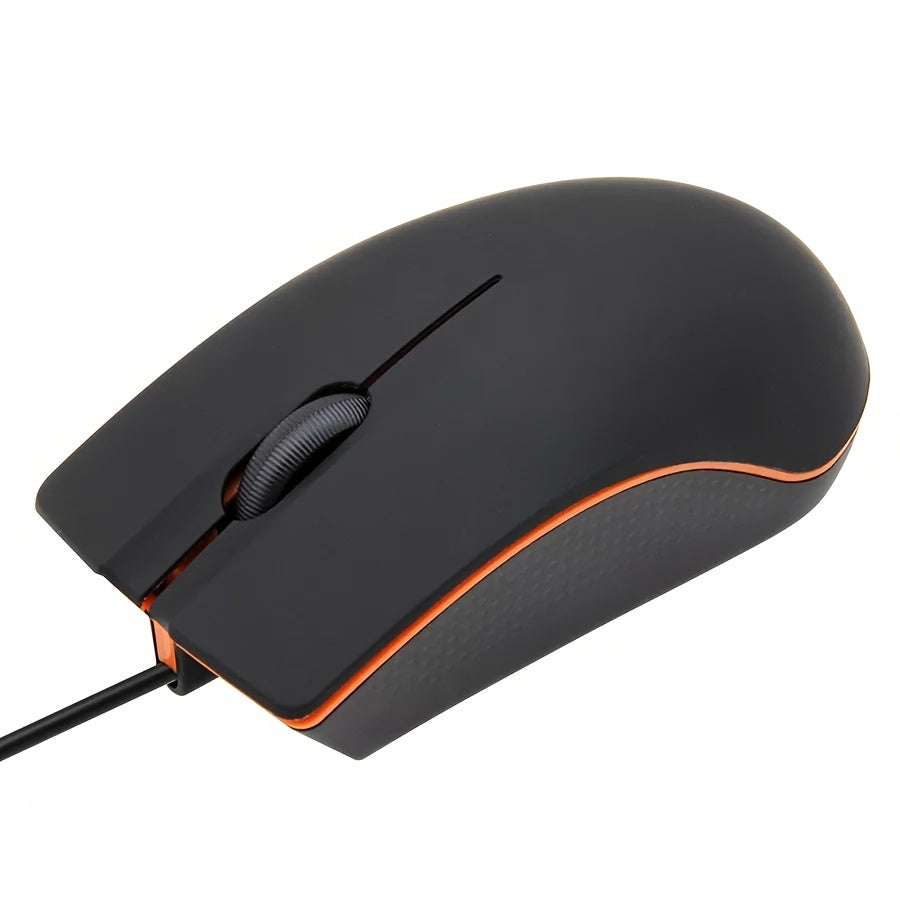 USB Wired Game Mouse Mice for PC Laptop Computer Small Mouse, Office Mouse, Computer Accessory, Cartoon Theme, Ergonomic Design, Lightweight Mouse, Plastic Construction, USB Peripheral, Precision Control, Remote Professionals