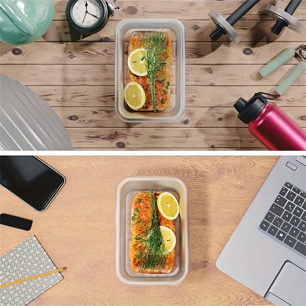 12-piece kitchen storage container lunch box set, BPA Free microwave refrigerator safe portable lunch box 12pcs-set