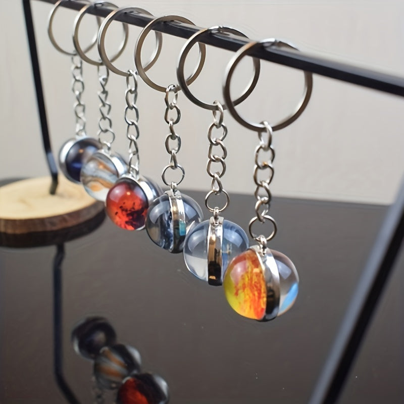 Solar System Key Chain Solar System Eight Planets Keychain – WONDER STORE