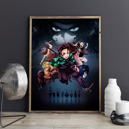 1pc Vibrant Japanese Anime Canvas Print Poster - High-Definition Artwork, Versatile Room Decor, Unique Gift for Anime Fans, Frameless Design, Beautiful Wall Art, Iconic Anime Characters - Perfect for Living Room, Bedroom, Off