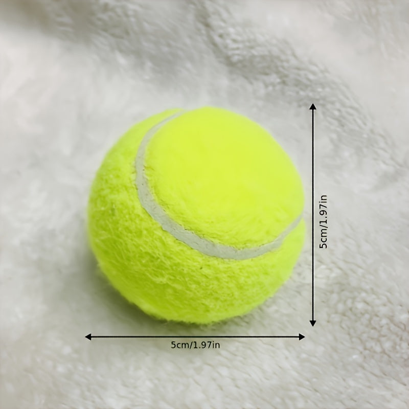 1.97-Inch 1.97inch 4pcs/6pcs/7/10/12/20pcs Small Dog Tennis Balls for Play and Training, Chew-Resistant Teething Pet Toys, High-Bounce Unbreakable Pet Balls