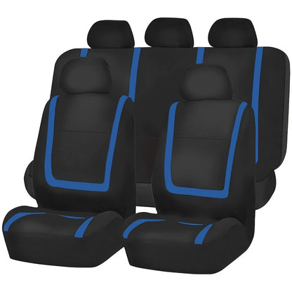 Car Seat Covers Full Set, Gray Purple Black Blue Red Purple Car Seat Cushion  Car Seat Protector Car Decoration Airbag Safe