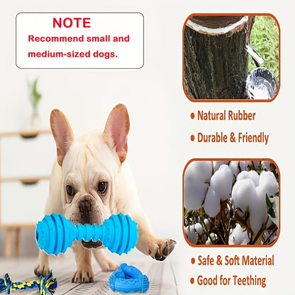 5/10/15pcs of Random Style Random Color Dog Chew Toys, Pet Toys, Suitable for Teething, Entertainment And Interaction, Puppy Chew Toy Pack, with Rope Knots, Rope Balls, Thorn Rings, Etc., Suitable for Small Dog Gifts